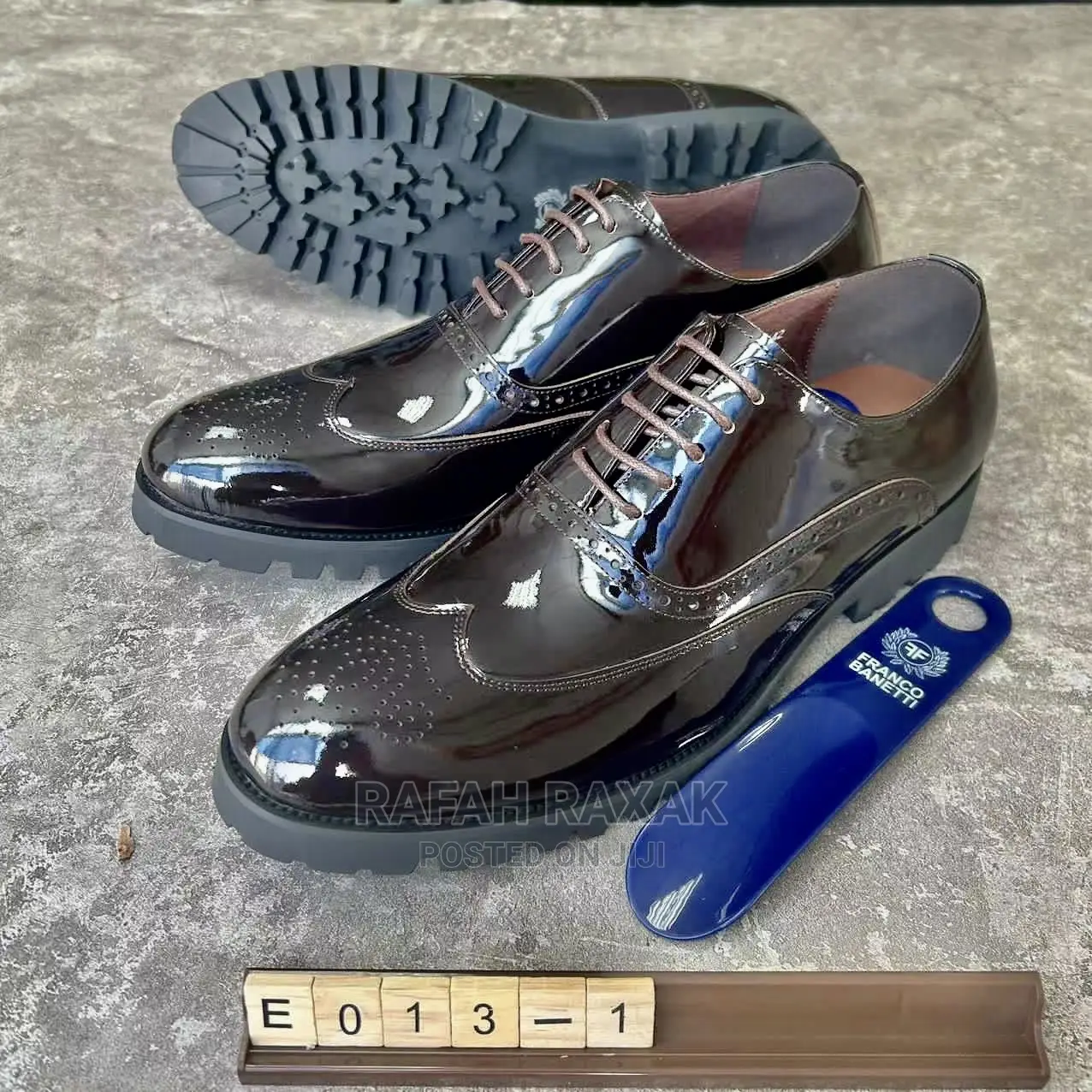Original Franco Banetti Shinny Lace Up Oxfords