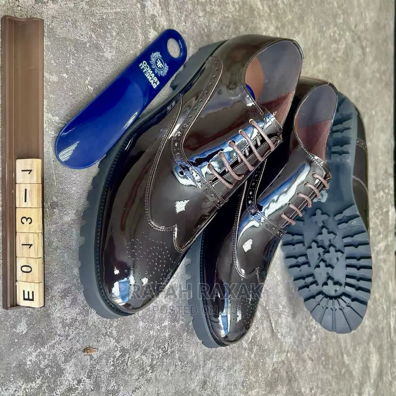 Original Franco Banetti Shinny Lace Up Oxfords