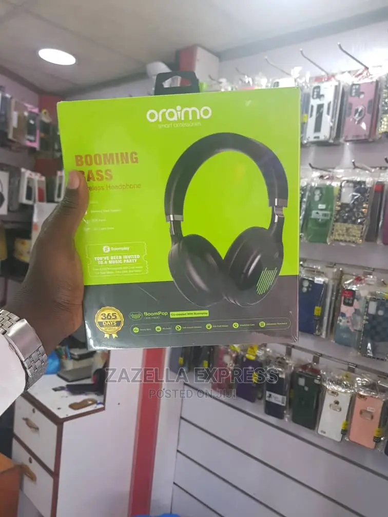 Oraimo Bluetooth Wireless Headphones Boompop Over-ear