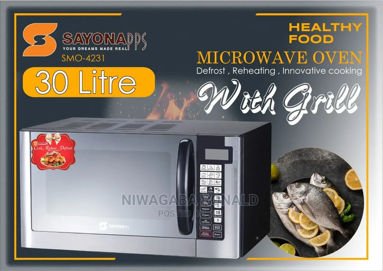 Original 30L Microwave Oven With Grill Plus Digital