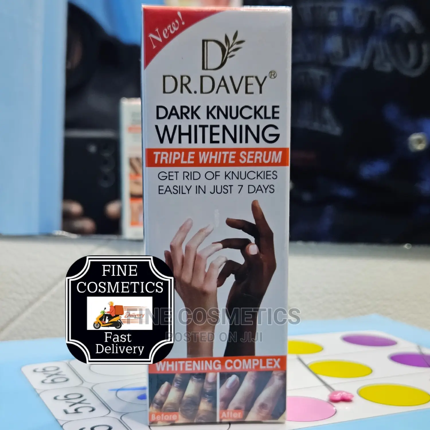 Dr Davey 7days Dark Knuckle Triple Action Whitening Serum.