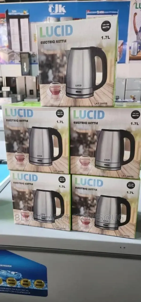 LUCID 1.7litres Electric Kettles \\ 1200-1800w \\ LKT-306SS