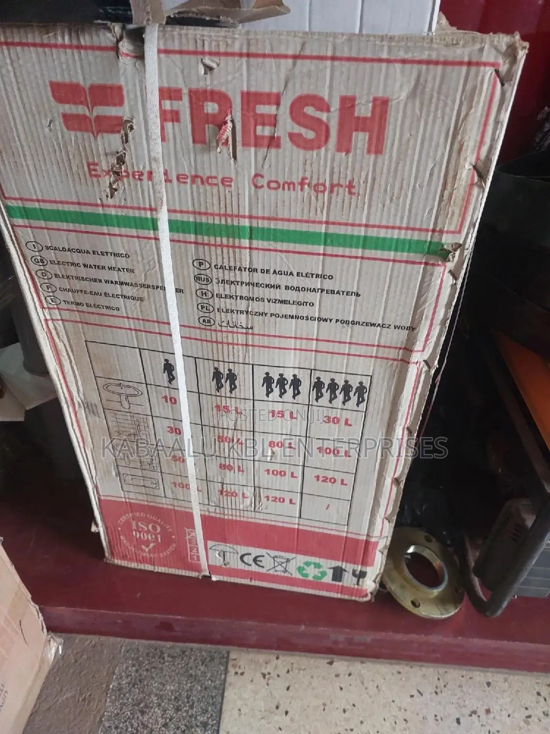Fresh Water Heater 80L