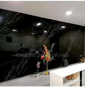 Black PVC Marble Boards/ Finishing