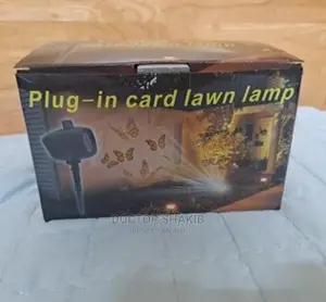 Photo - Plug in Card Lawn Lamp/ Laser Light