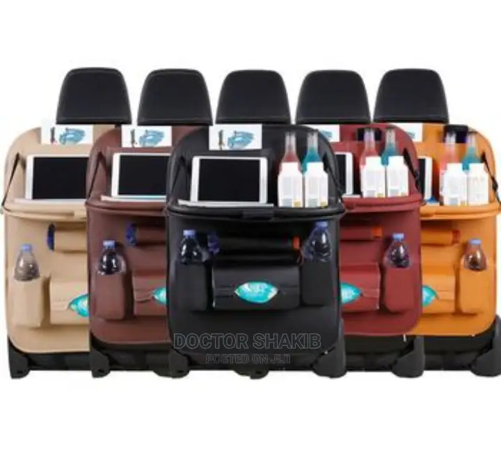 2 Car Rear Seat Storage Bags