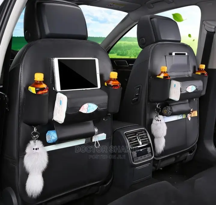 2 Car Rear Seat Storage Bags