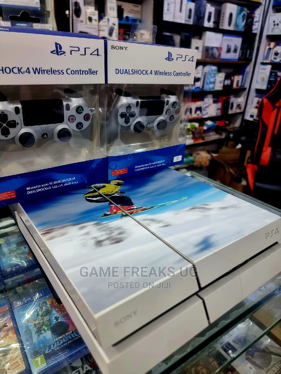Ps4 Console With 10 Games and 2 Pads