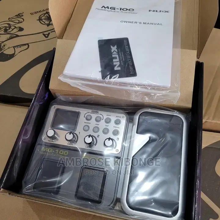 Excellent Quality NUX MG-100 Processor Guitar Effect Pedal.