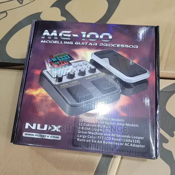 Excellent Quality NUX MG-100 Processor Guitar Effect Pedal.