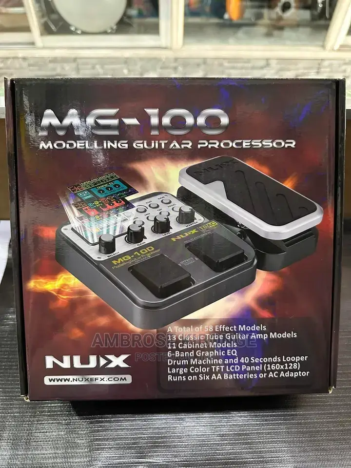 Excellent Quality NUX MG-100 Processor Guitar Effect Pedal.