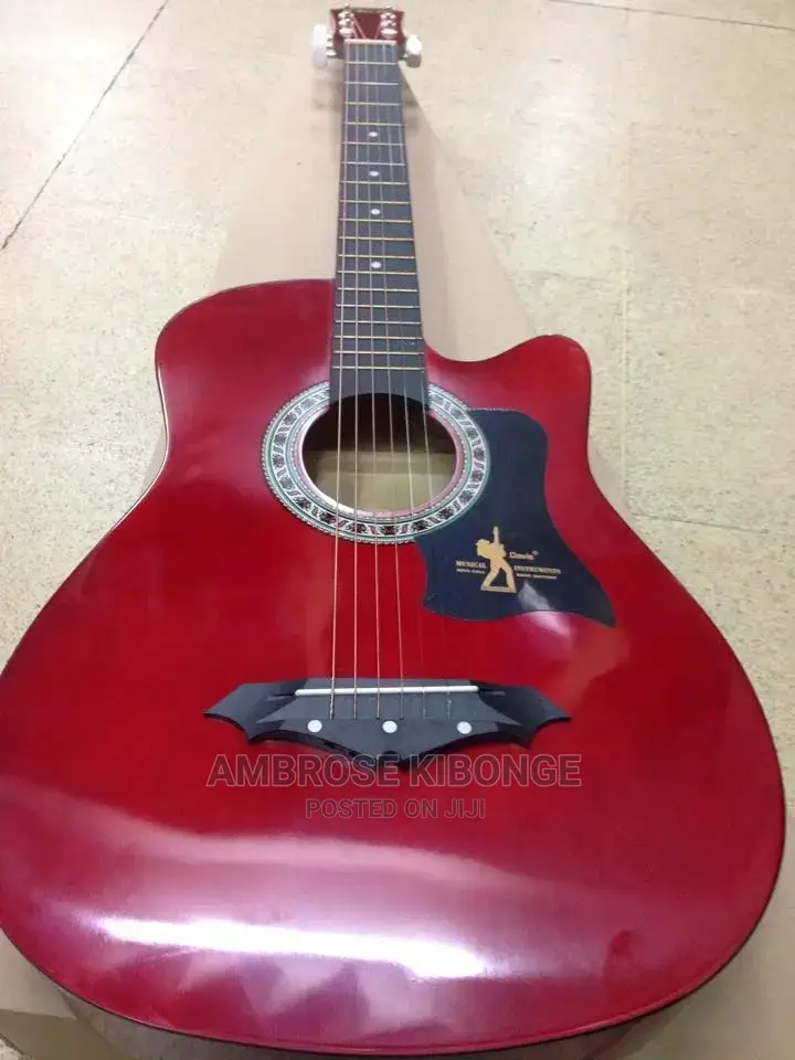 High Quality 38" Acoustic Guitar Black