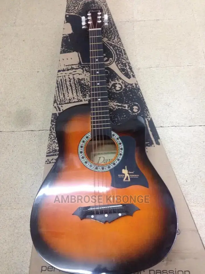 High Quality 38" Acoustic Guitar Black