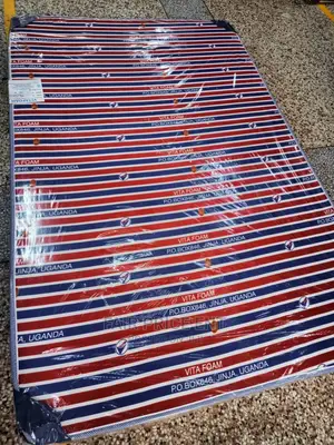 Vita Foam Mattress Sealed.4x6x6inches.( Red)