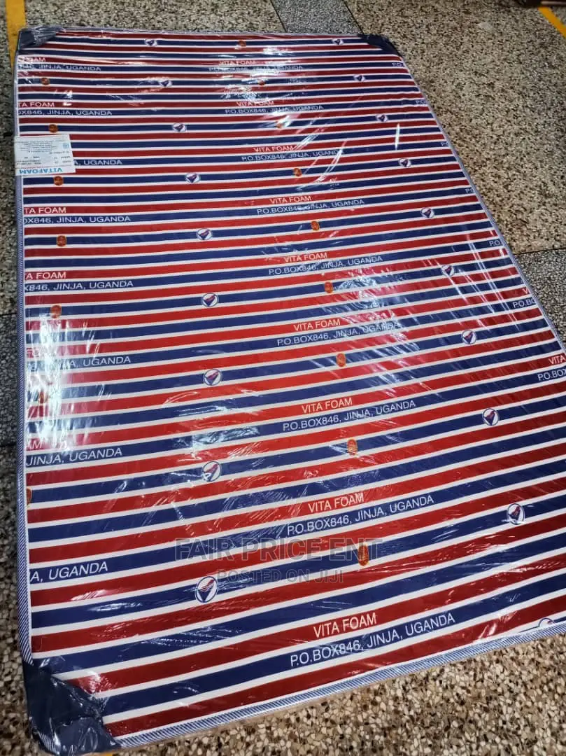 Vita Foam Mattress Sealed.4x6x6inches.( Red)