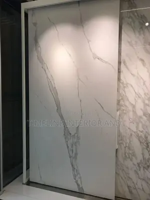Whites Strips PVC Marble Finishing.