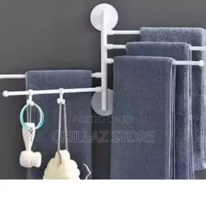 Plastic Rotating Towel Holder Rack.