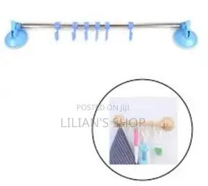 No Drill Bathroom Towel Rack