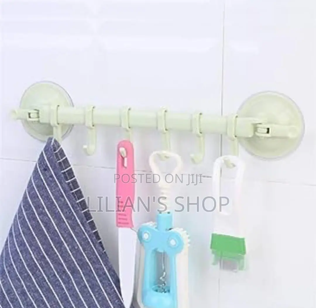 No Drill Bathroom Towel Rack
