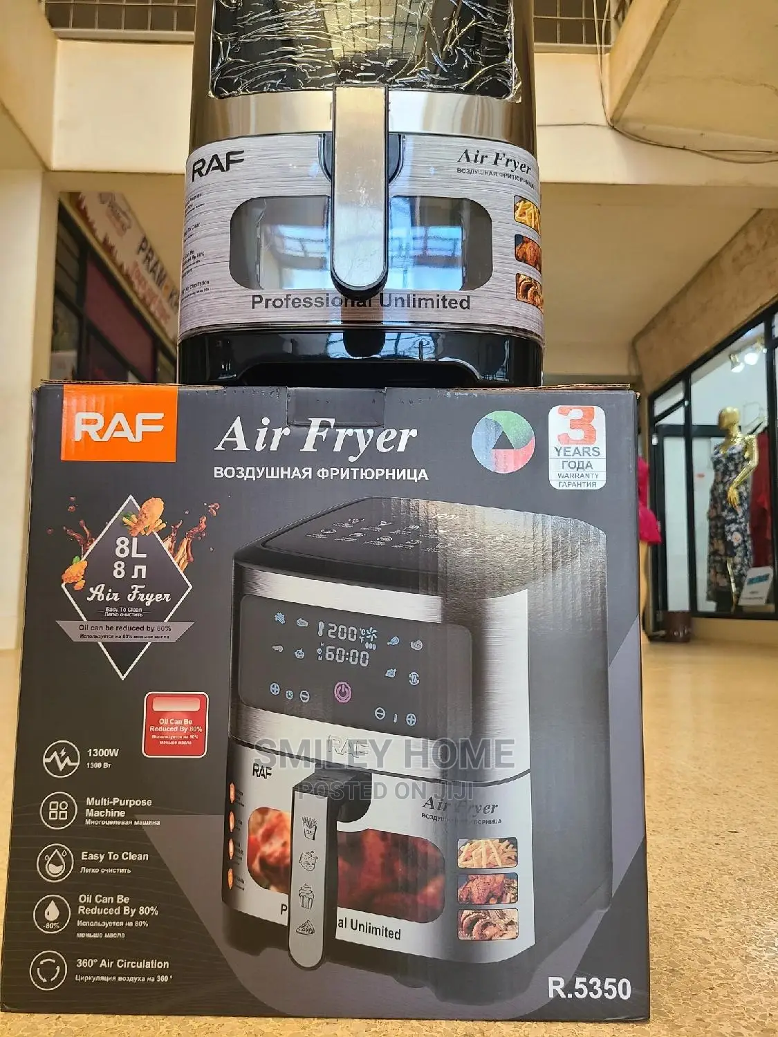 RAF Air Fryer 8ltrs