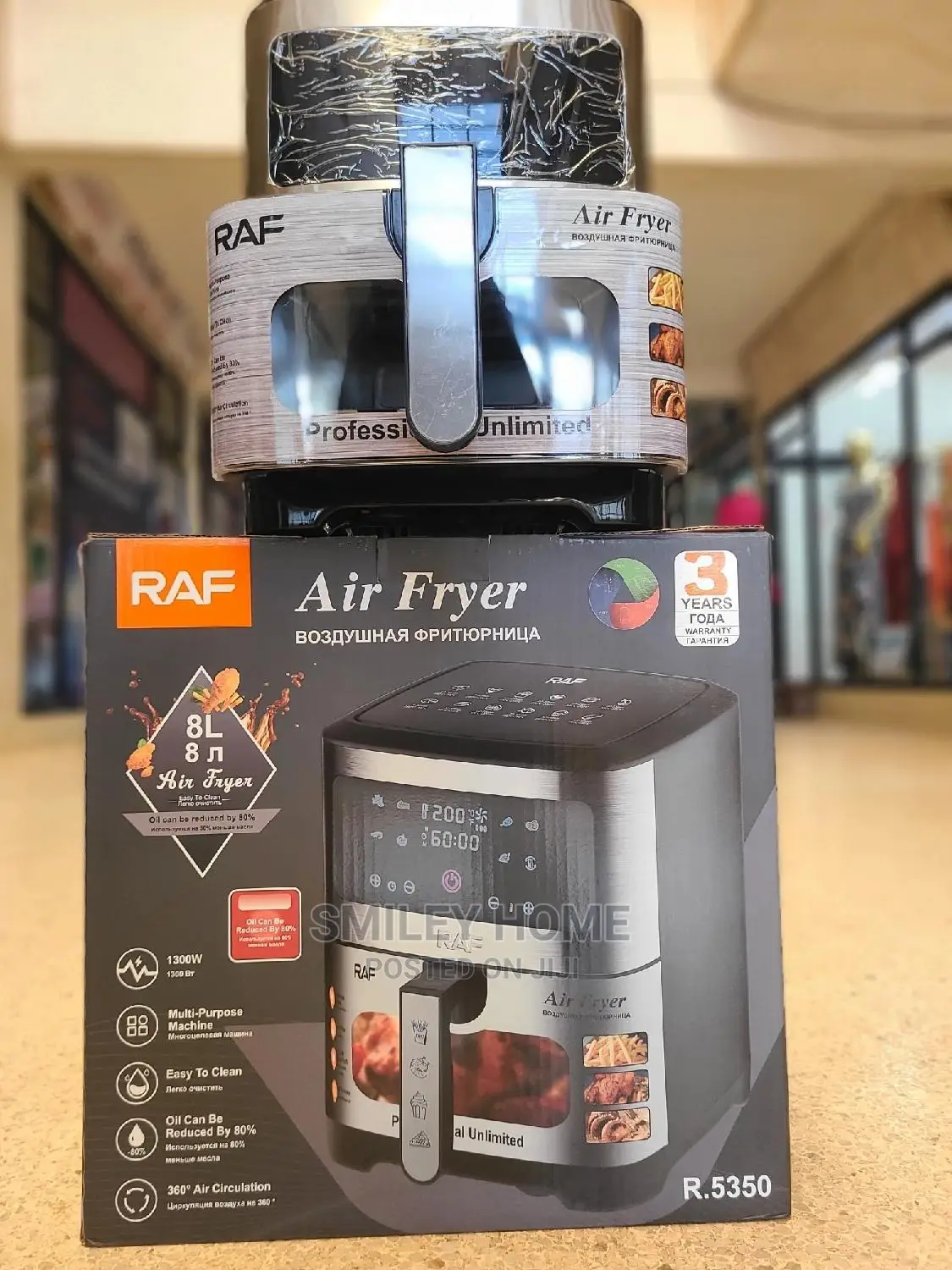 RAF Air Fryer 8ltrs