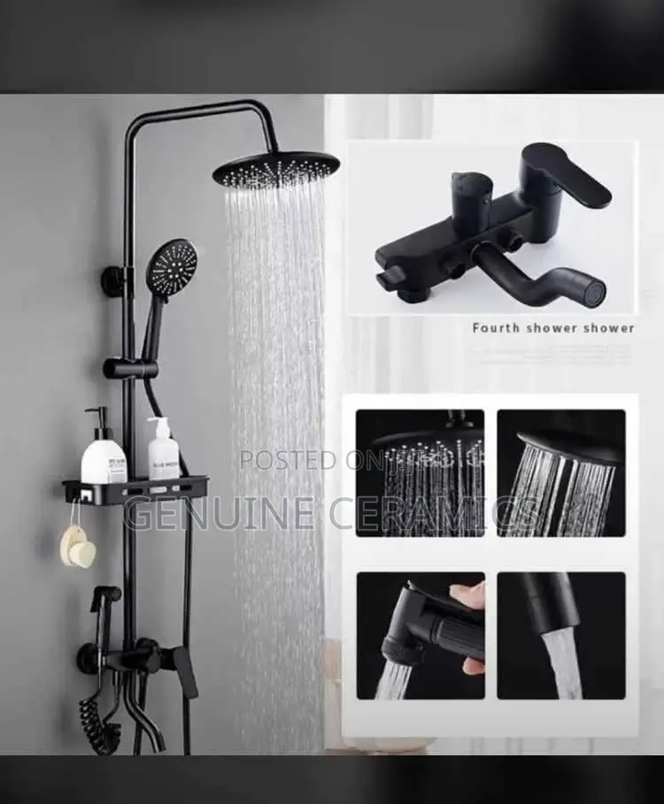 Black Shower Mixer