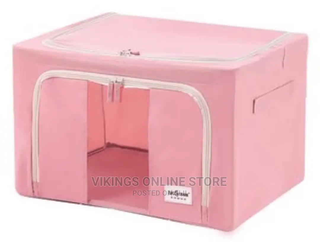 3 Pc Foldable Clothes Beddings Storage Box Organizer