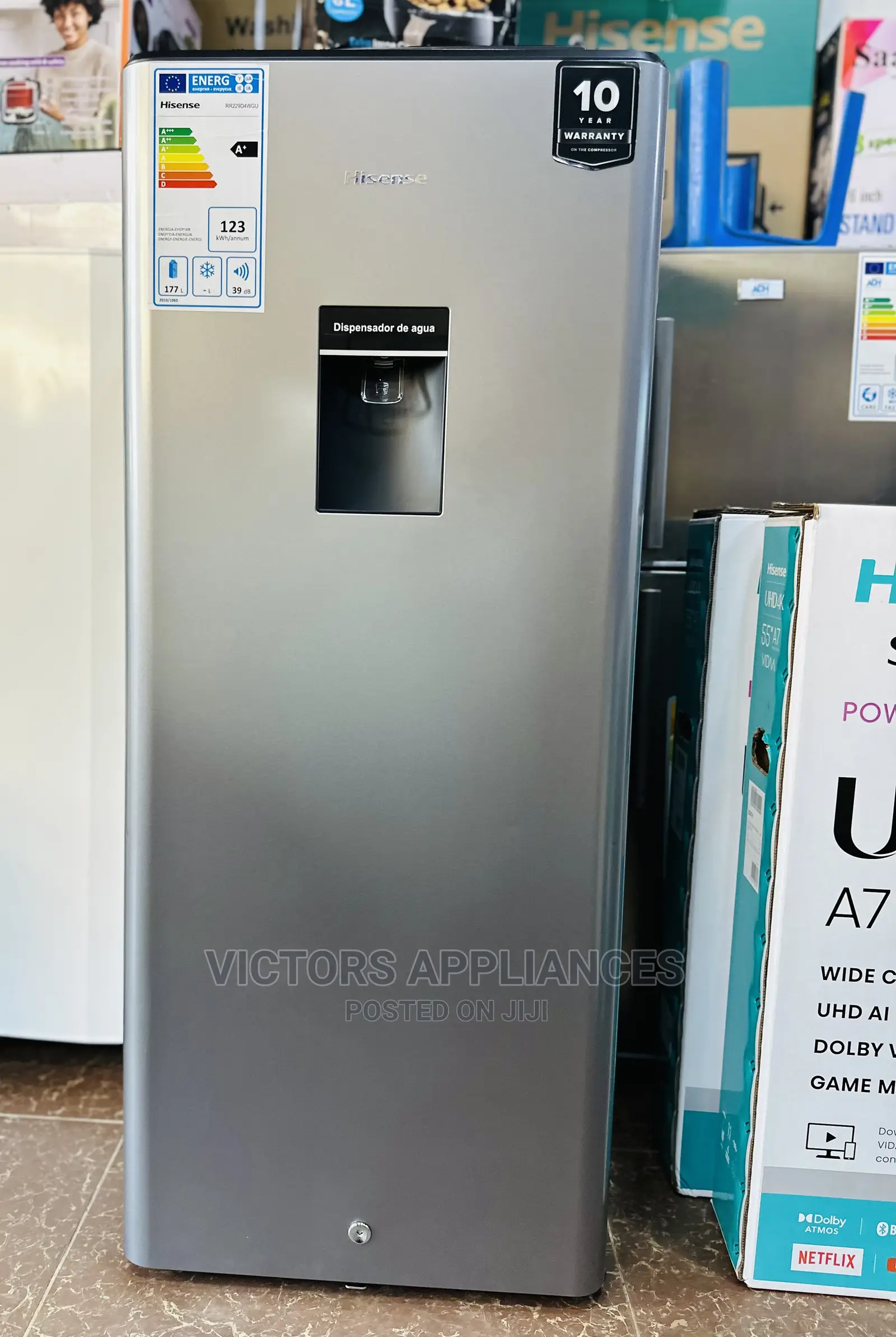 Hisense229l Single Door Refrigerator With Water Dispenser
