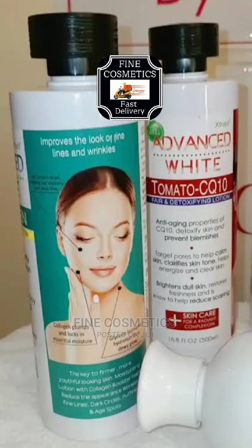 1PC Advanced White Lotion; Vitamin C, Collagen+Tomato Flavor