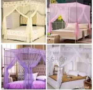 4 Stand Mosquito Net With Strong Poles