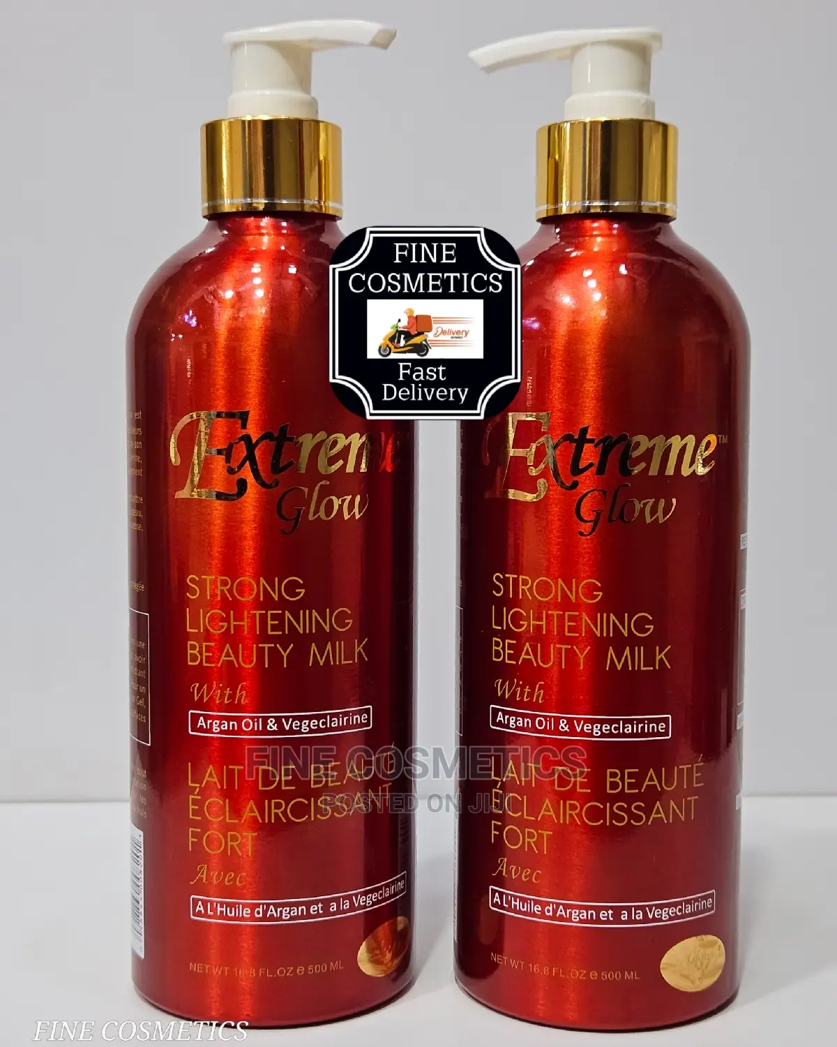 1pc Extreme Glow Strong Lightening Beauty Milk Lotion 500ml