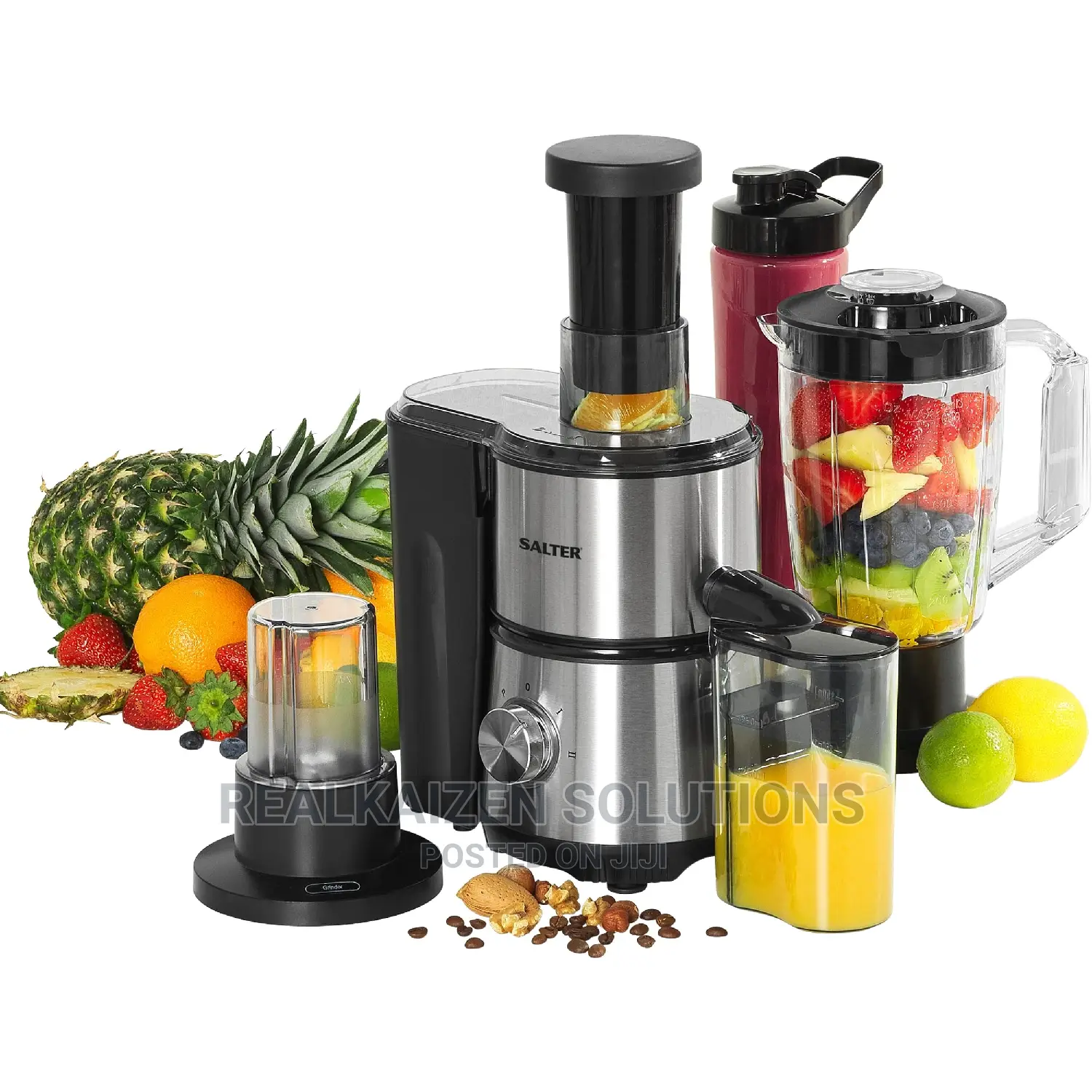 UK SALTER 4 in 1 Juice and Blender Juicer | Grinder 400W