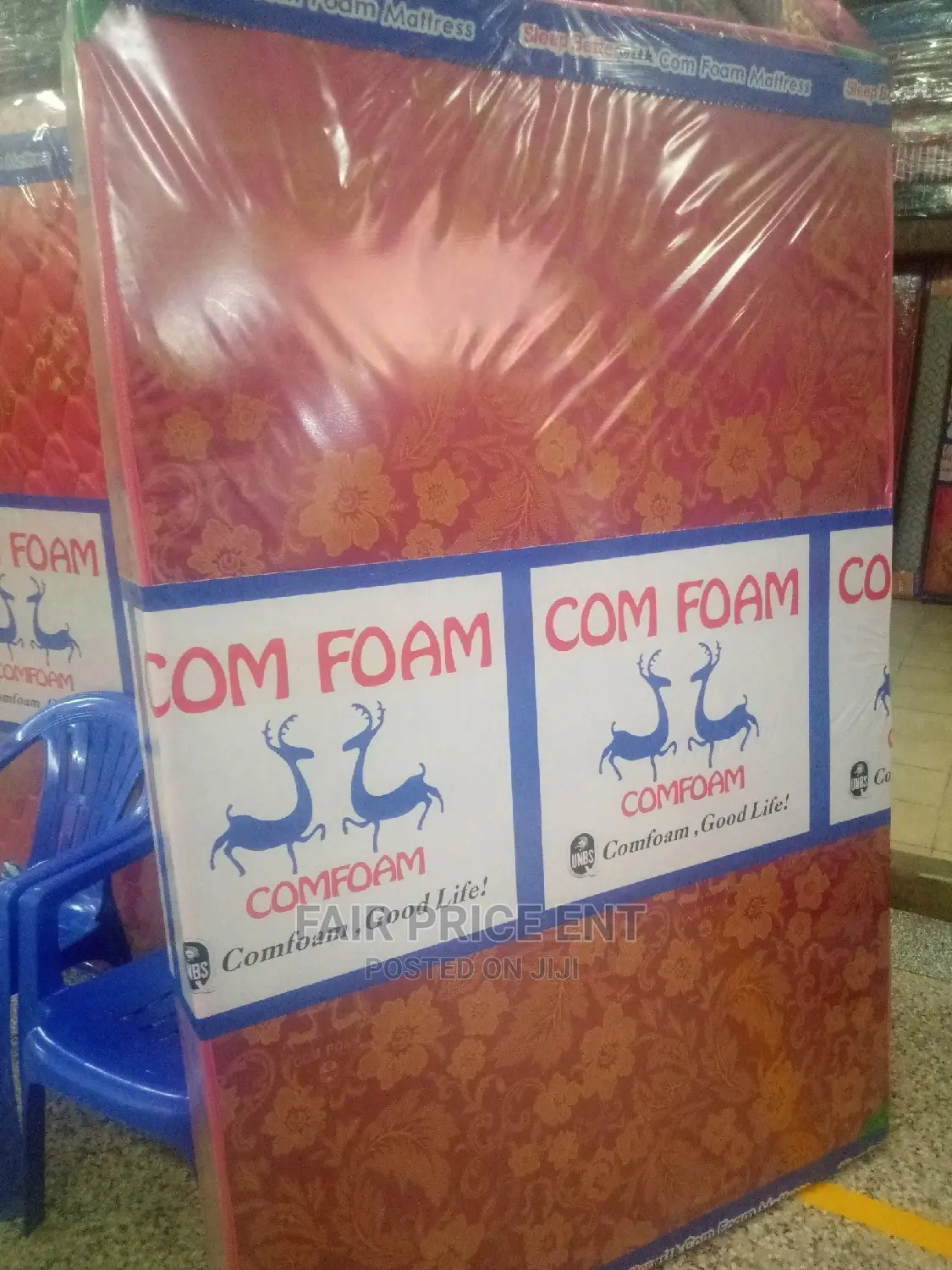 Mattress Sealed Cover 5x6x6inches.( Red)