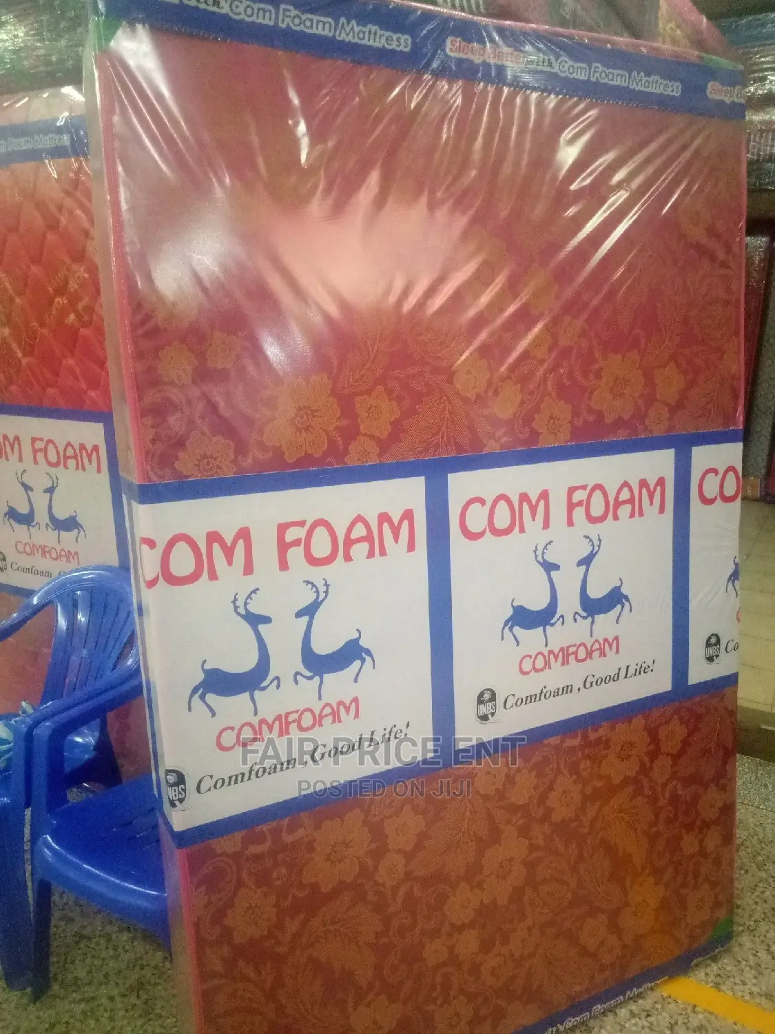 Mattress Sealed Cover 5x6x6inches.( Red)