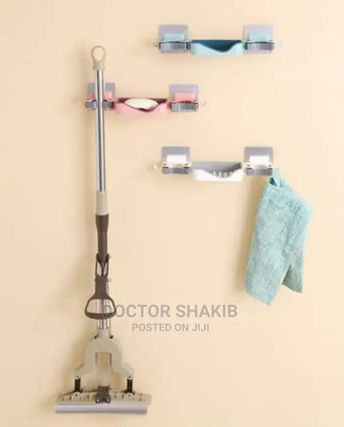 Soap,Mop and Towel Holder