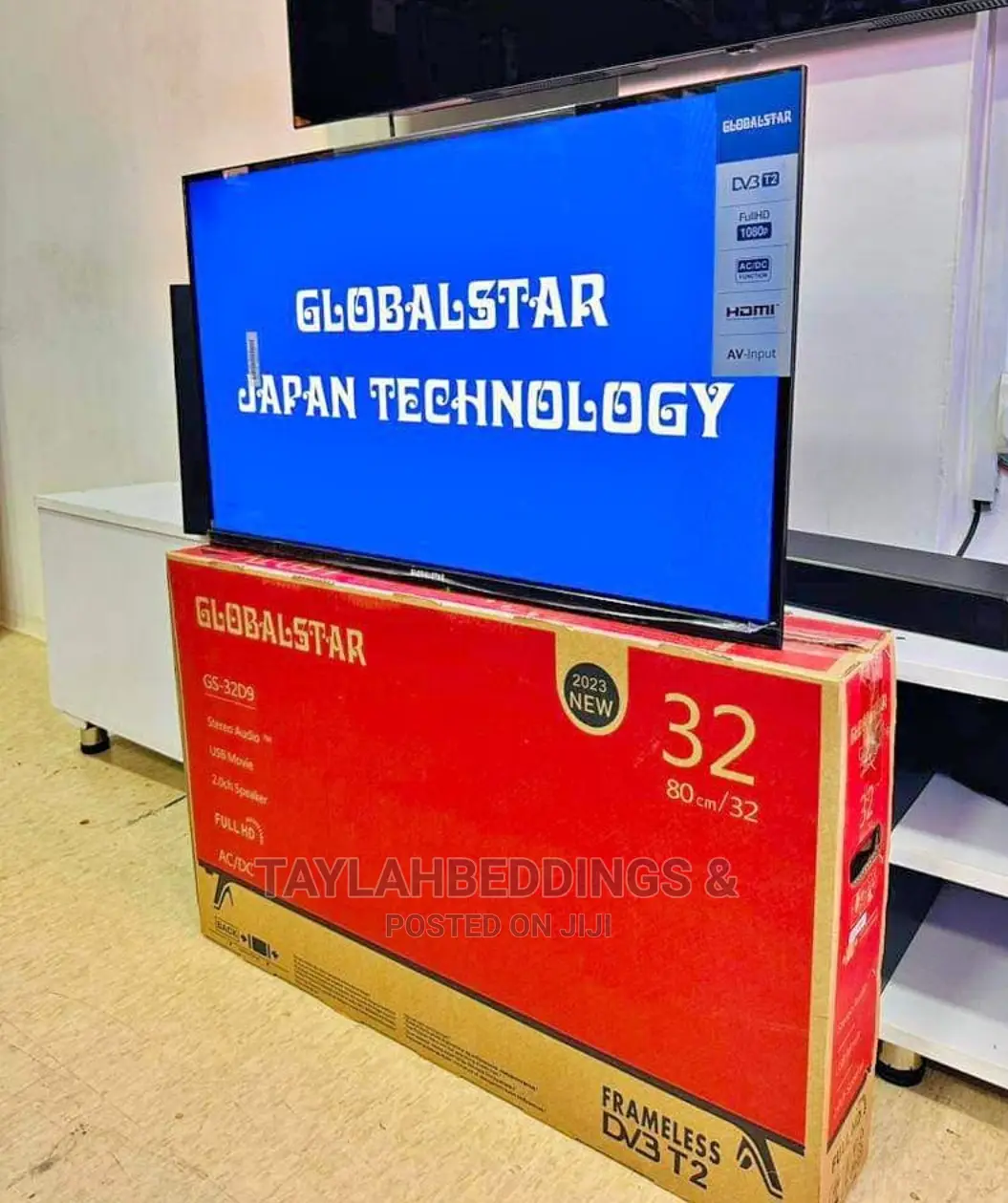 Global Star Digital TV, Free to Air Decoder, 32 Inch