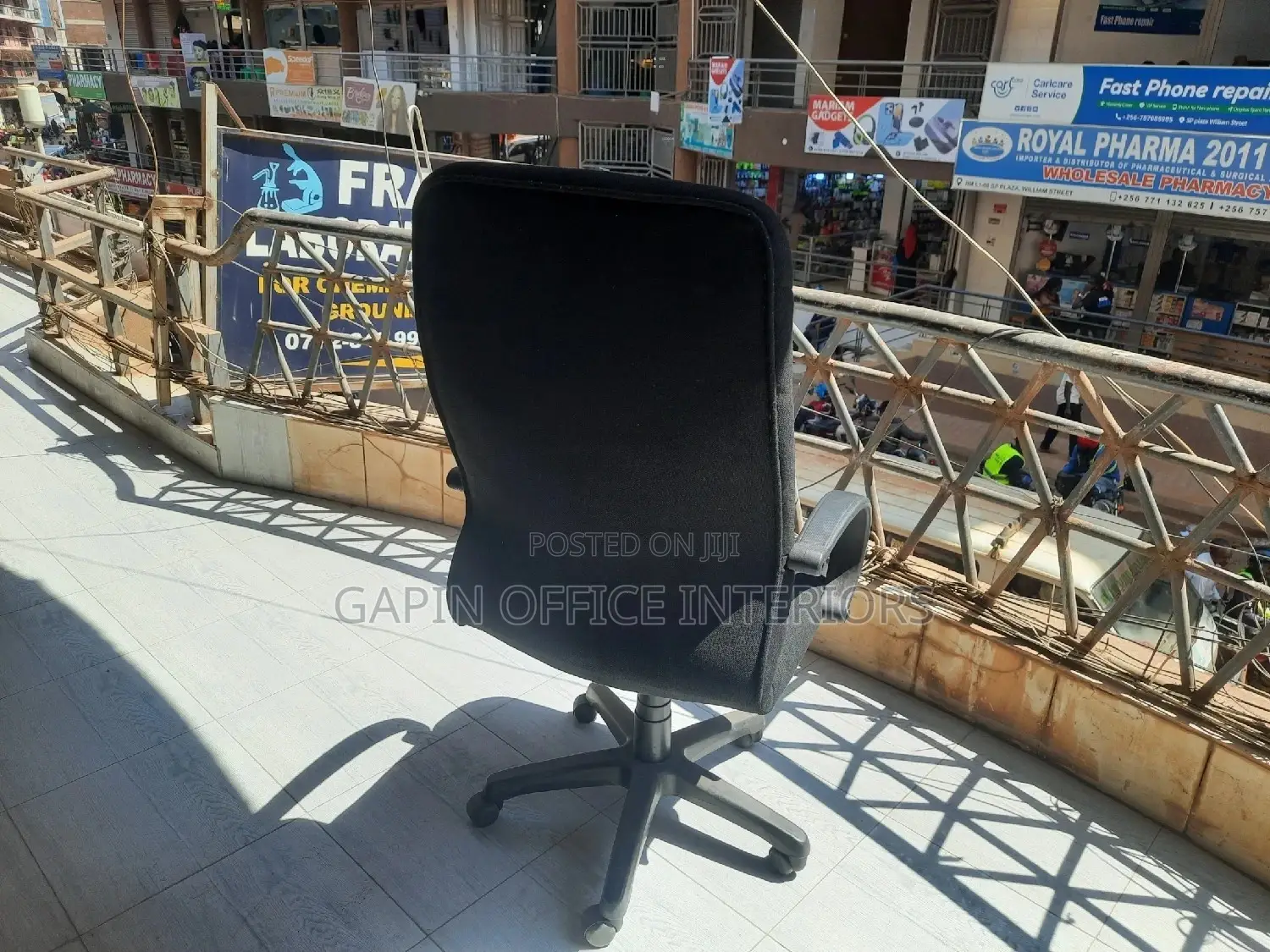Used Fabric Long Back Chair