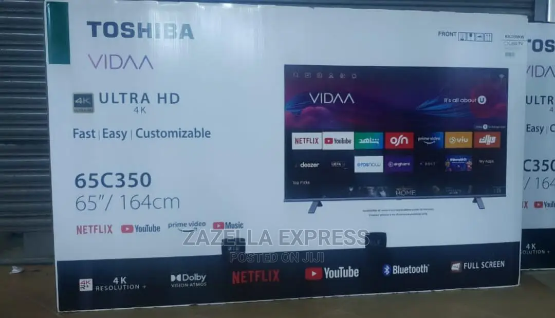 Toshiba 65 Inch Smart Tv 65c350 – Uhd Vidaa Smart Tv