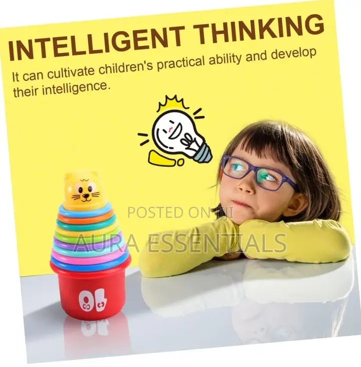 Educational Baby Toys Plastic Stacking Cups