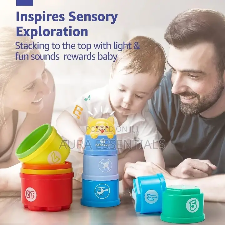 Educational Baby Toys Plastic Stacking Cups