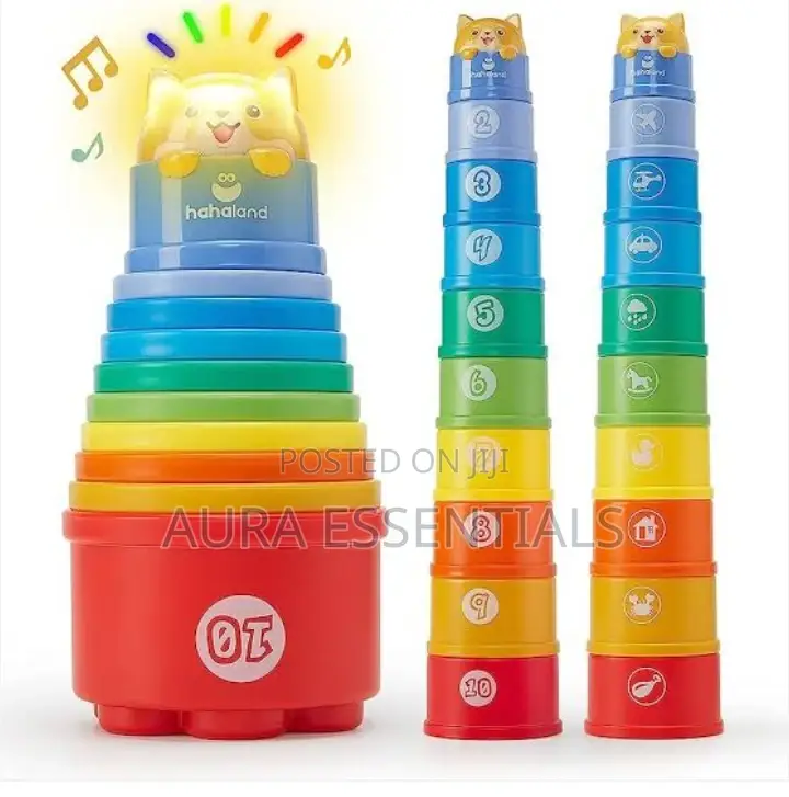 Educational Baby Toys Plastic Stacking Cups