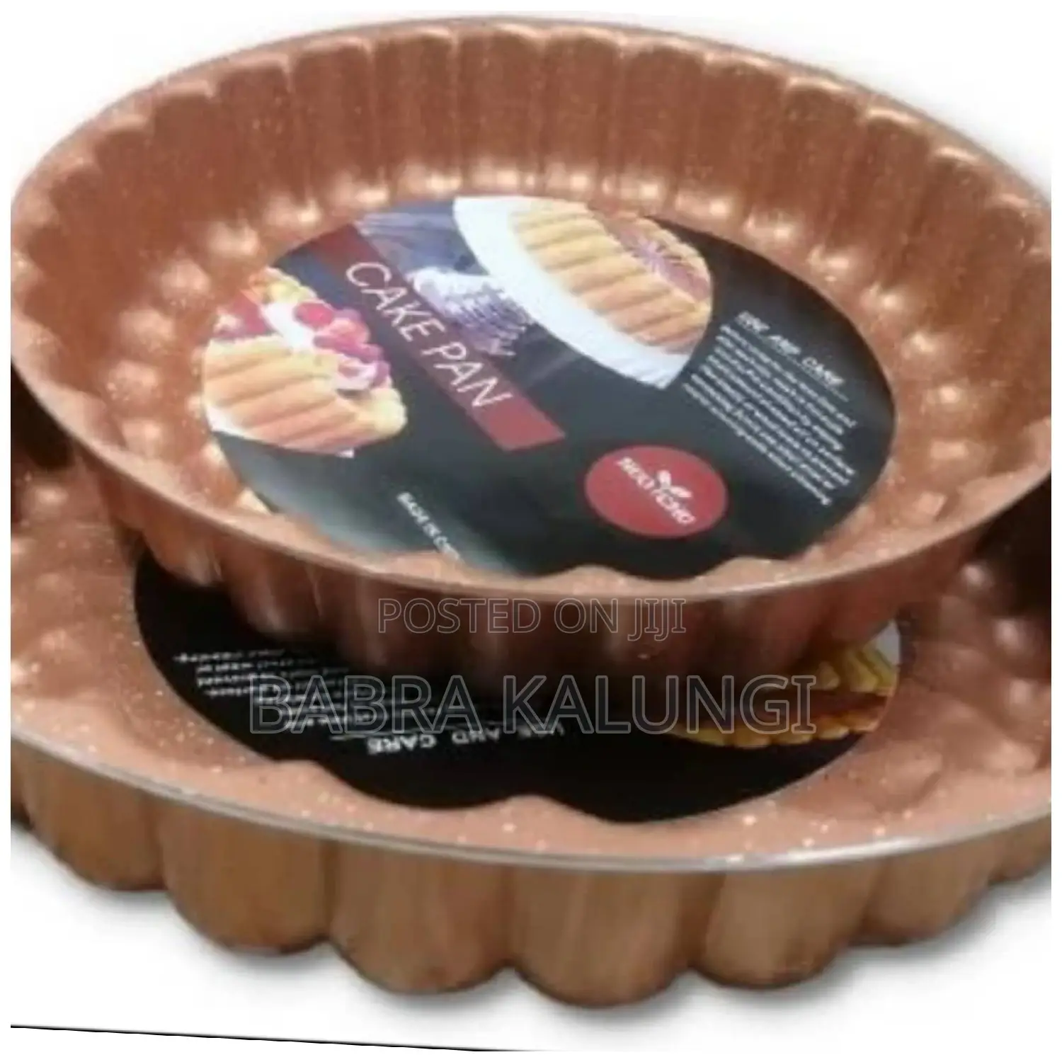 2 Pc Decorative Nonstick Angel Baking Food Pie Cake Pan