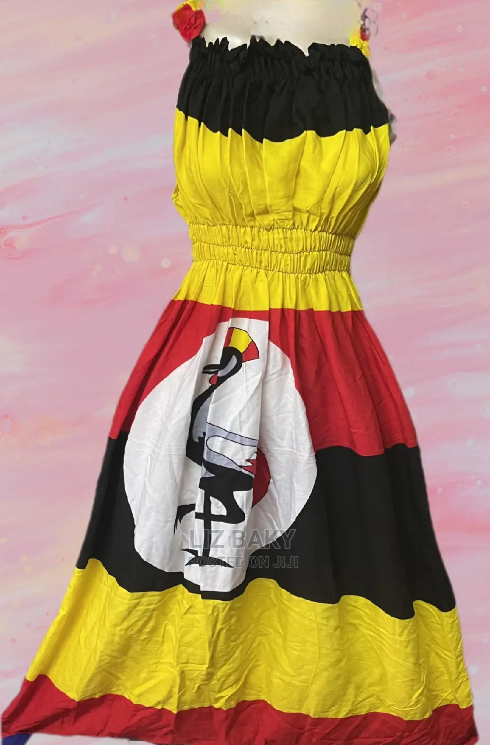 Ugandan Flag Dress
