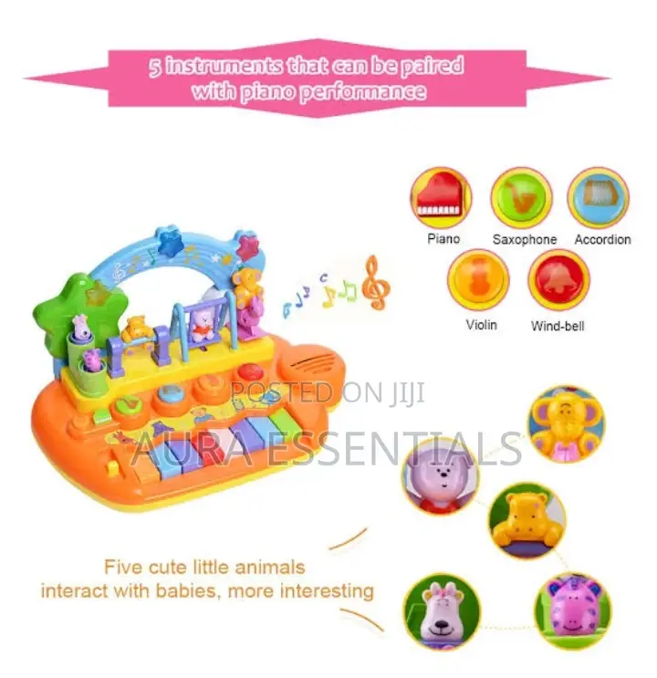 Learn to Pray Musical Toy Piano With 8 Keys