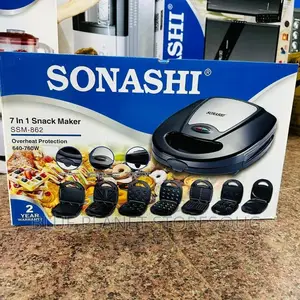 Photo - SONASHI 7-in-1 Multi Snack Makers \\ 640 - 760w \\ SSM-862