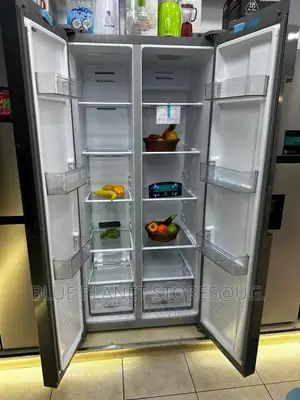 HISENSE 560litres Side by Side Door Refrigerators \\ SILVER