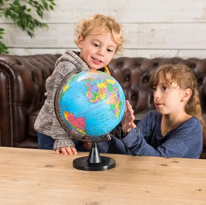 World Globe With Stand