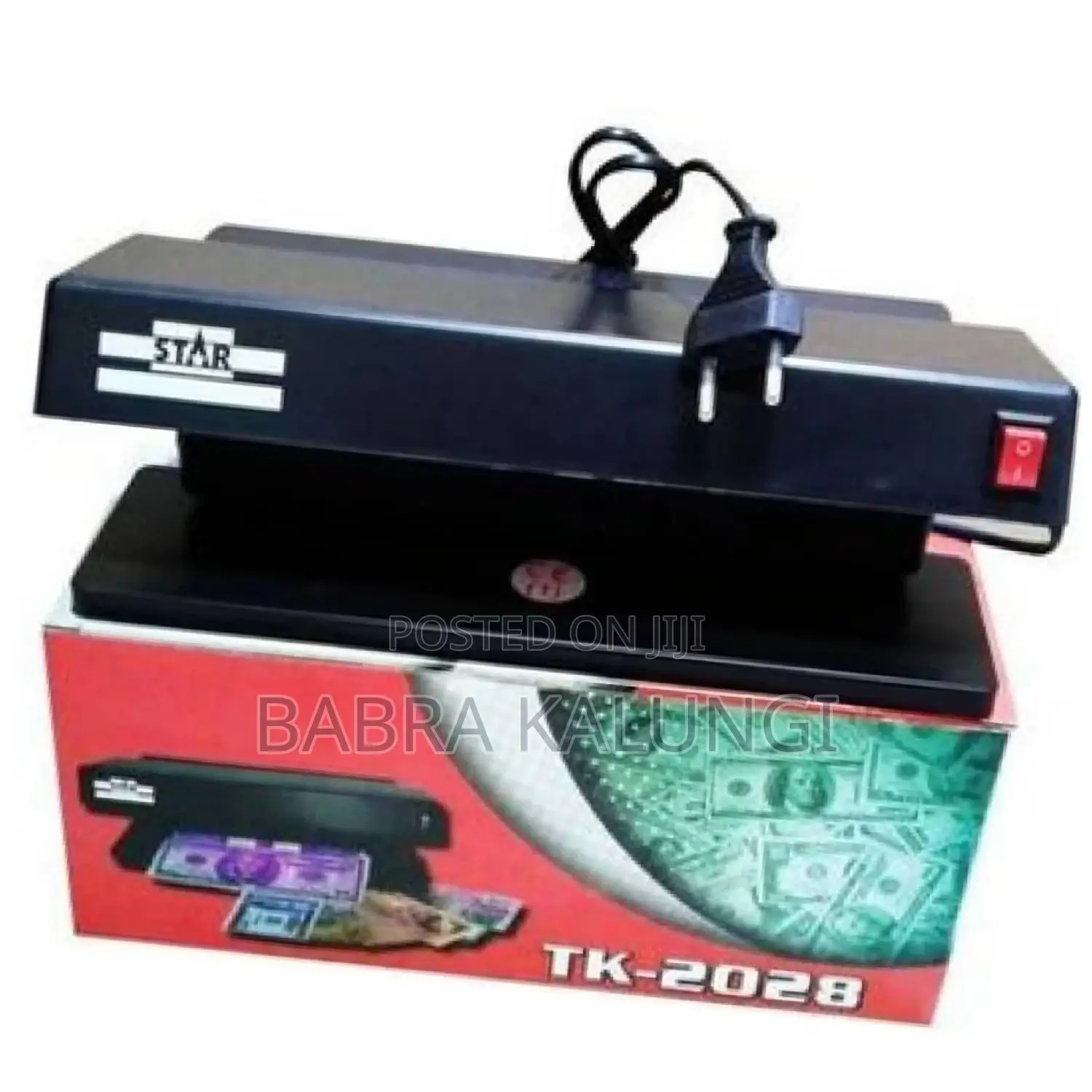 Counterfeit Money Detector_ Black