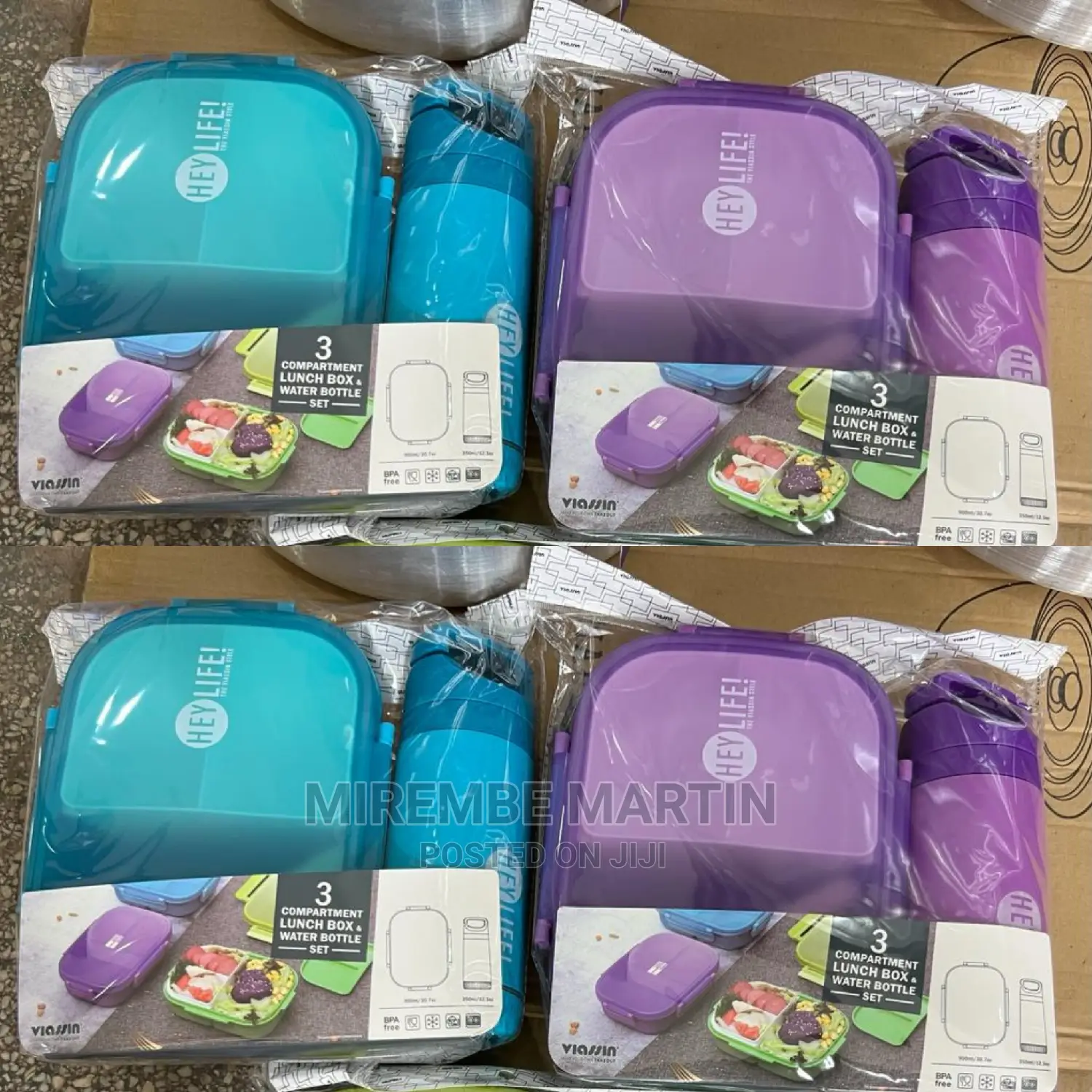 Lunch Box With Water Bottle