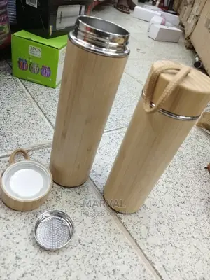 Wooden Design Travel Bottle Flask